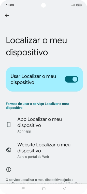 Prima a tecla de início para terminar e voltar ao ecrã inicial.