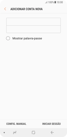 Prima INICIAR SESSÃO.