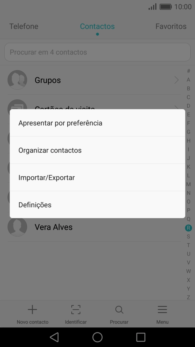 Prima Importar/Exportar.