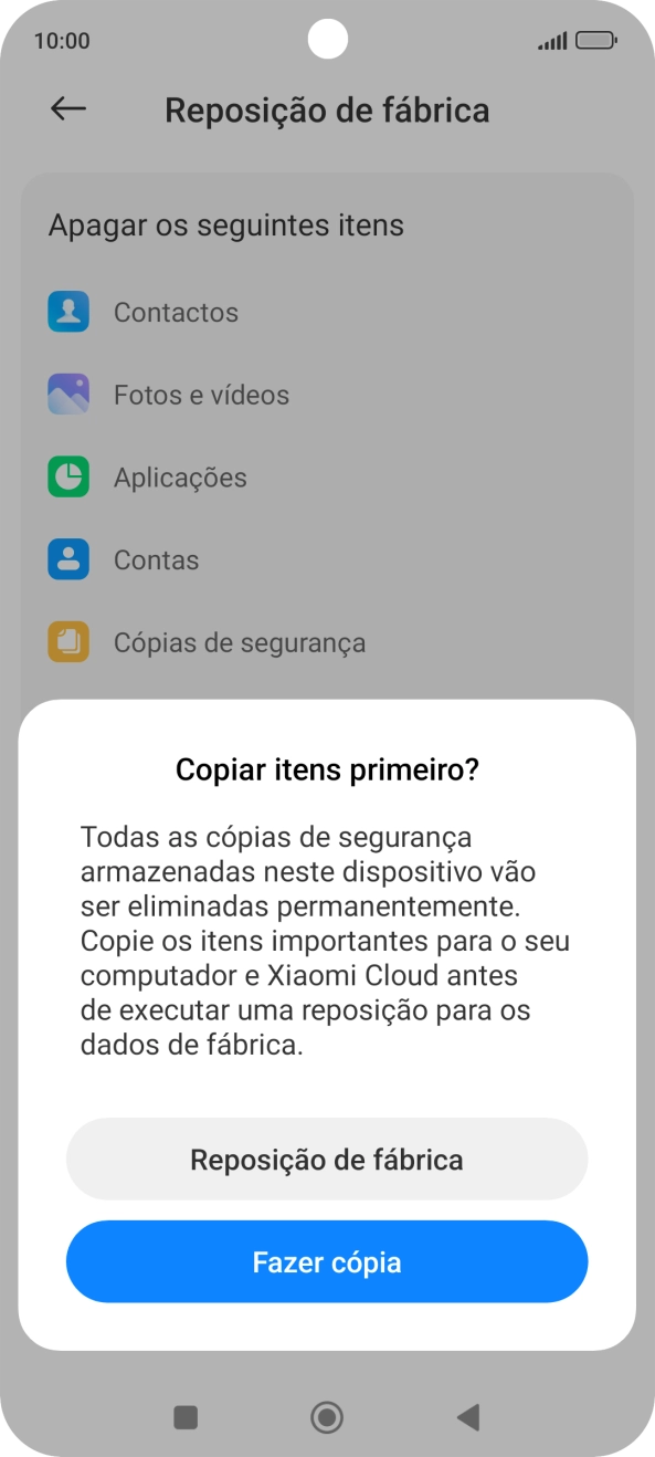 Prima Reposição de fábrica.