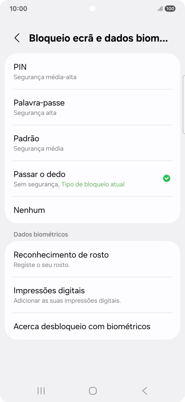 Prima Impressões digitais.