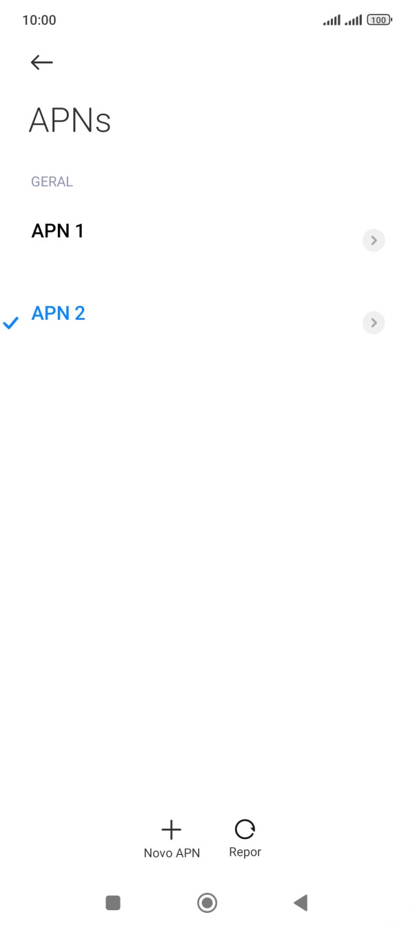 Prima a tecla de início para terminar e voltar ao ecrã inicial.