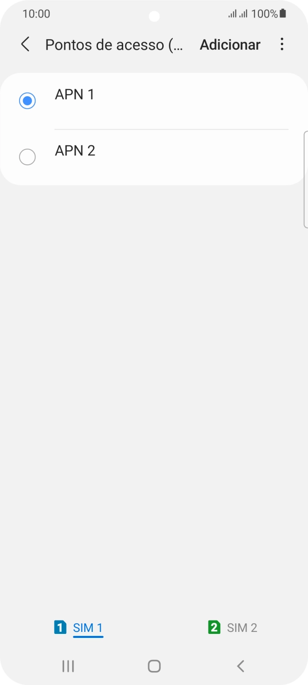 Prima o campo junto à ligação de dados para a ativar.
