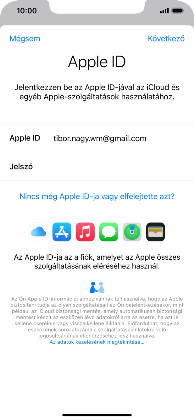 Válaszd a Következő lehetőséget.