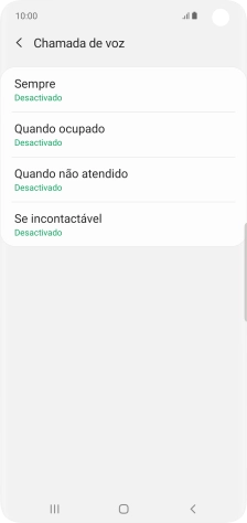 Prima a tecla de início para terminar e voltar ao ecrã inicial.