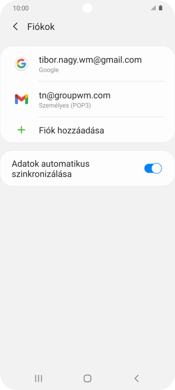 A befejezéshez, és ahhoz, hogy visszatérhess a főképernyőhöz, nyomd meg a főgombot.