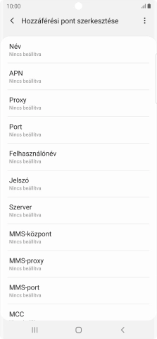 Válaszd a Név lehetőséget.