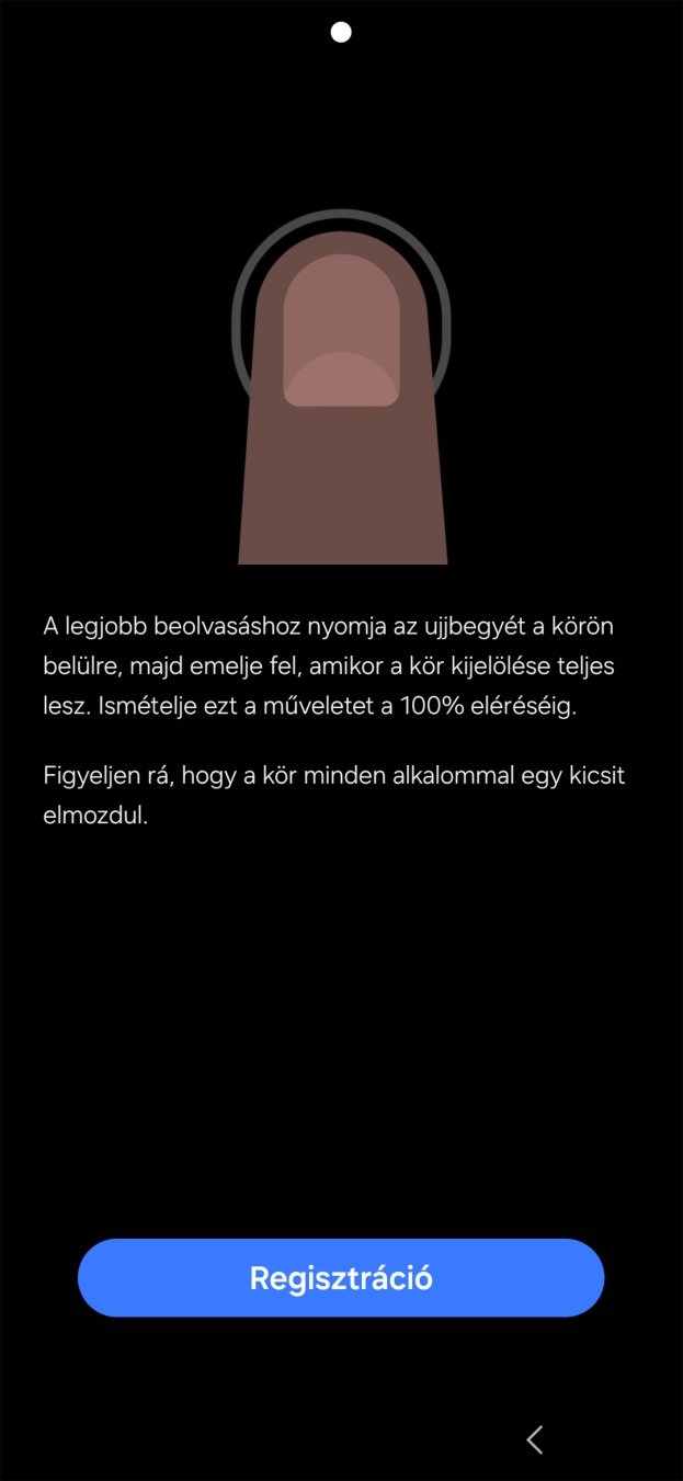 Válaszd a Regisztráció lehetőséget.
