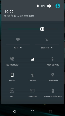Prima o ícone de definições.