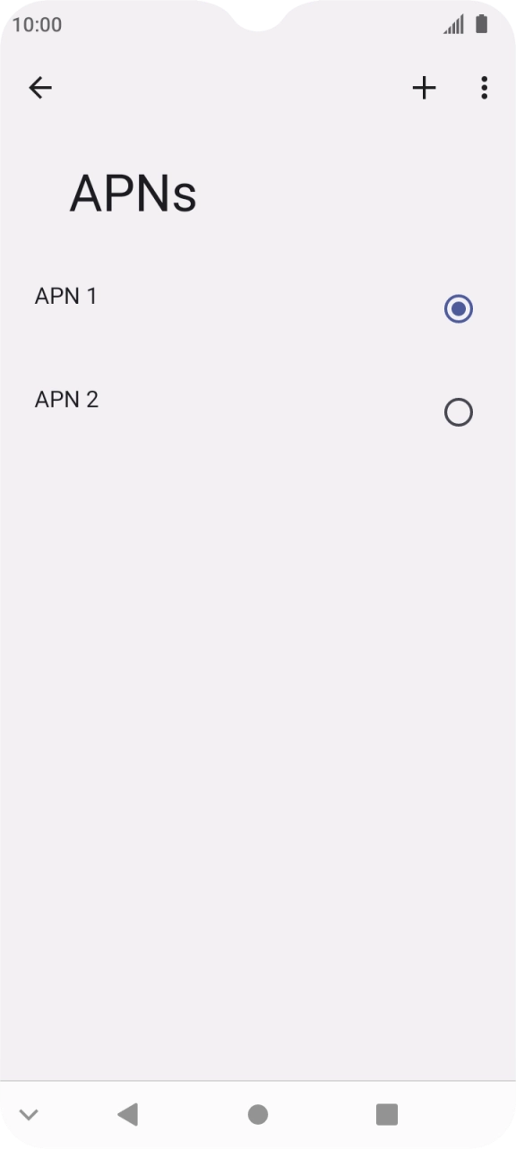 Prima o campo junto à ligação de dados para a ativar.
