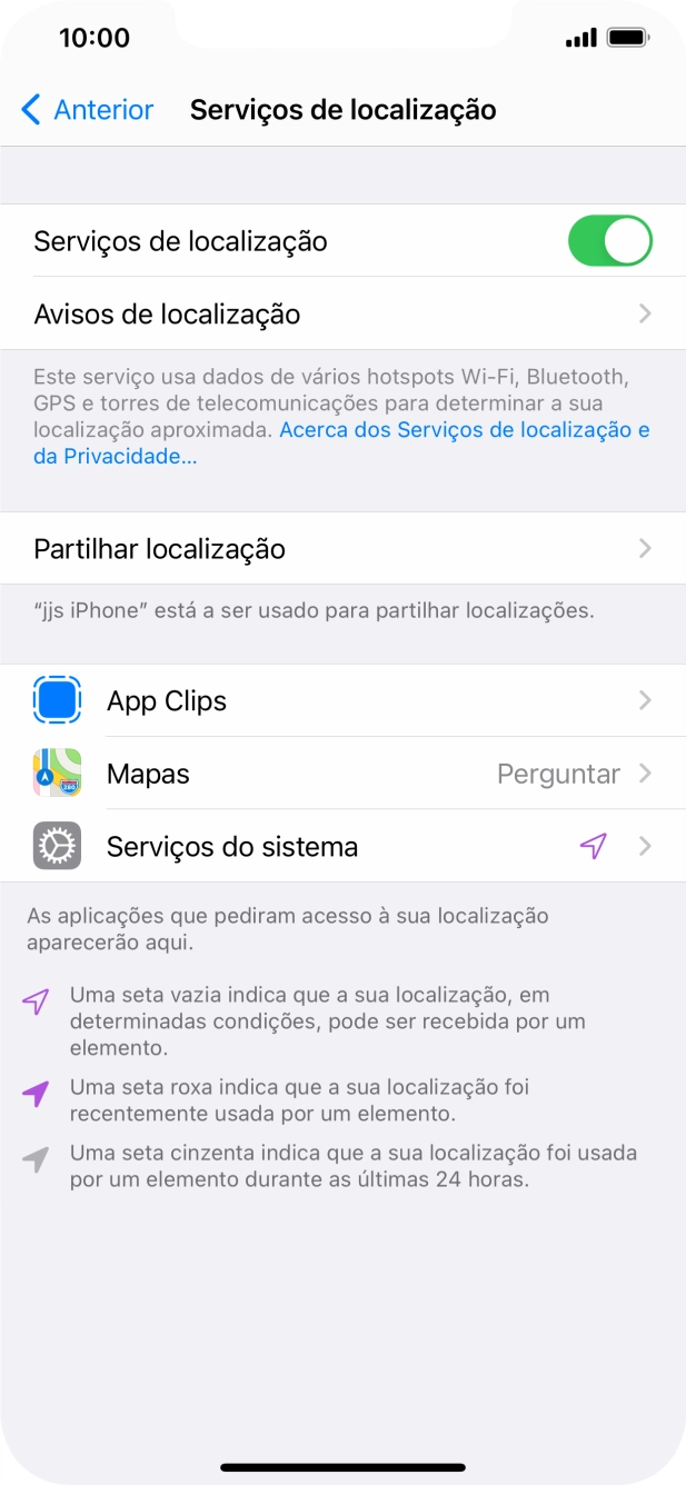 Prima a app pretendida.