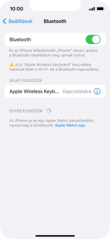 Húzd az ujjad felfelé a kijelző aljáról, hogy visszatérj a kezdőképernyőhöz.