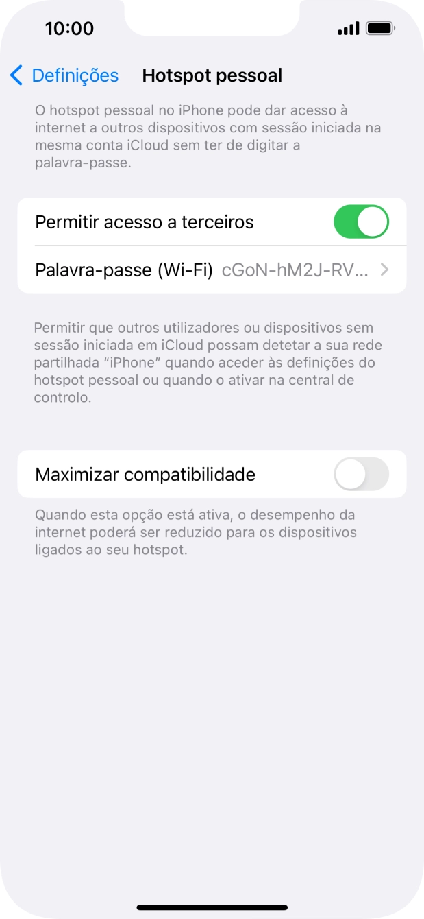 Para voltar ao ecrã inicial, deslize o dedo de baixo para cima a partir da base do ecrã.