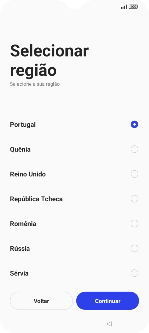 Prima o país pretendido.