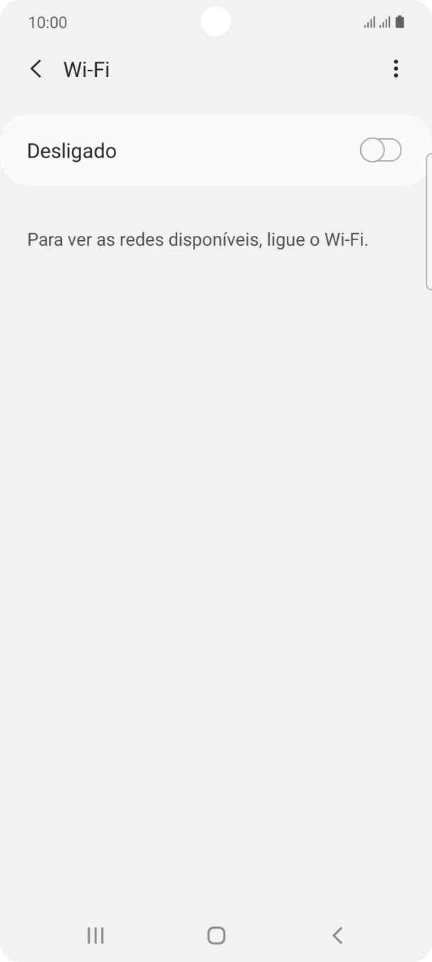 Prima o indicador para ativar a função.