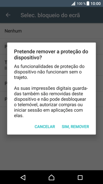 Prima SIM, REMOVER.