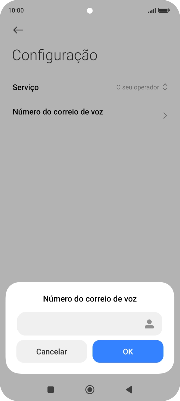 Introduza 123 e prima OK.