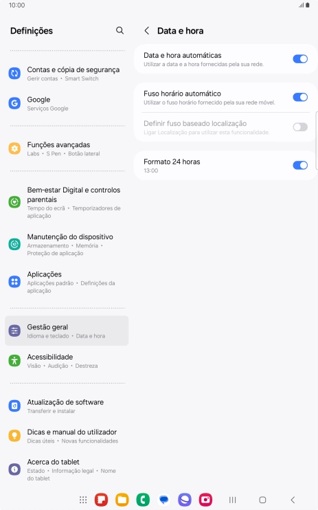 Prima a tecla de início para terminar e voltar ao ecrã inicial.