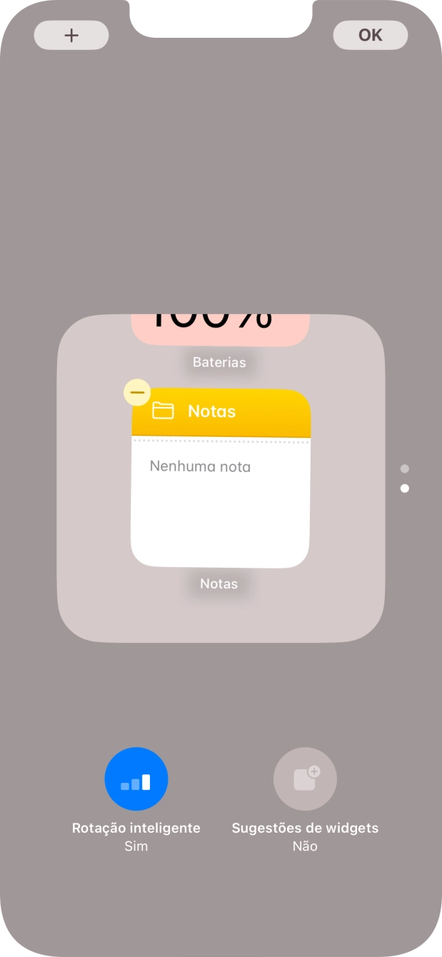 Prima Rotação inteligente para ativar ou desativar a função.