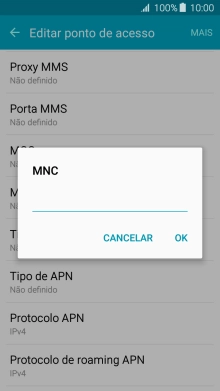 Introduza 01 e prima OK.