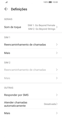 Prima Reencaminhamento de chamadas.