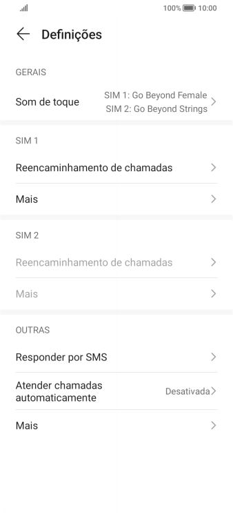 Prima Reencaminhamento de chamadas.