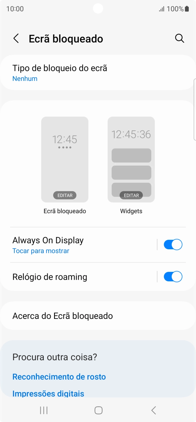 Prima a tecla de início para terminar e voltar ao ecrã inicial.