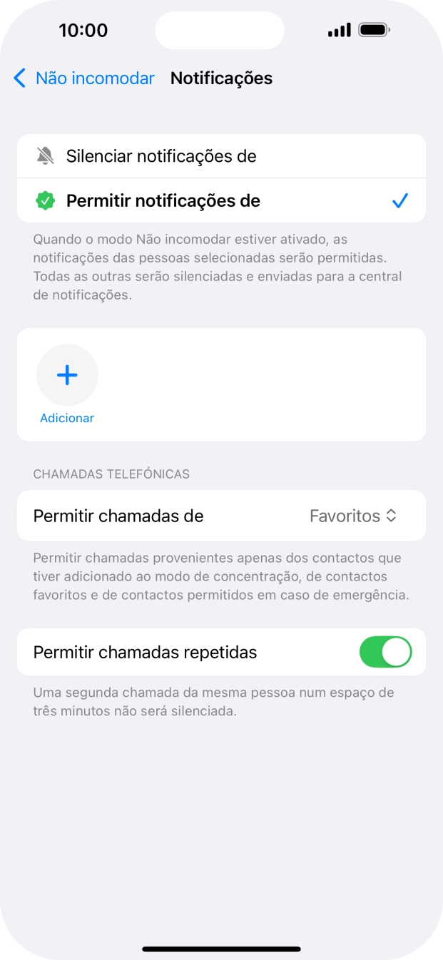 Prima a seta para a esquerda.