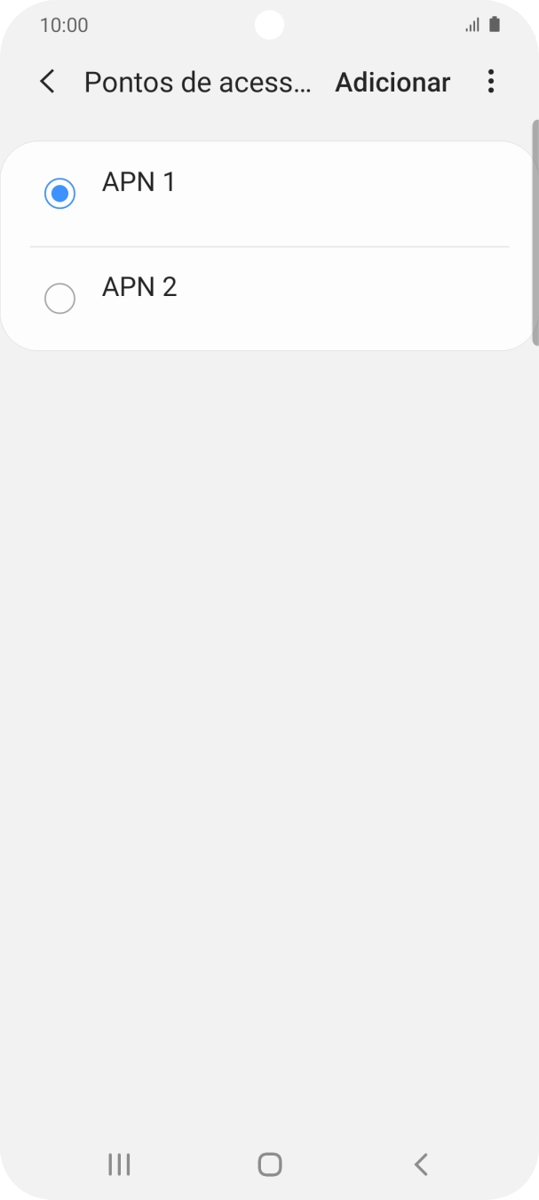 Prima o campo junto à ligação de dados para a ativar.