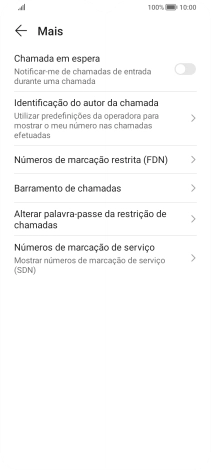 Prima Números de marcação restrita (FDN).