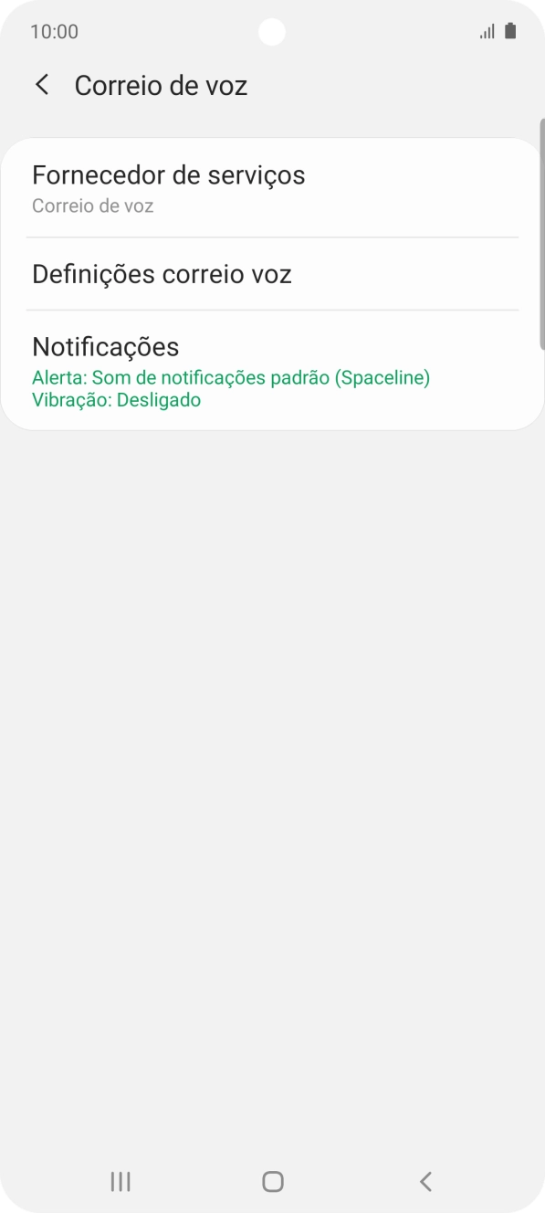 Prima Definições correio voz.