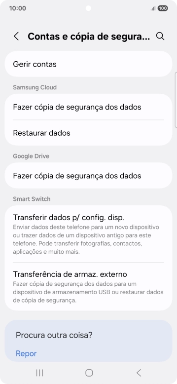 Prima Gerir contas.