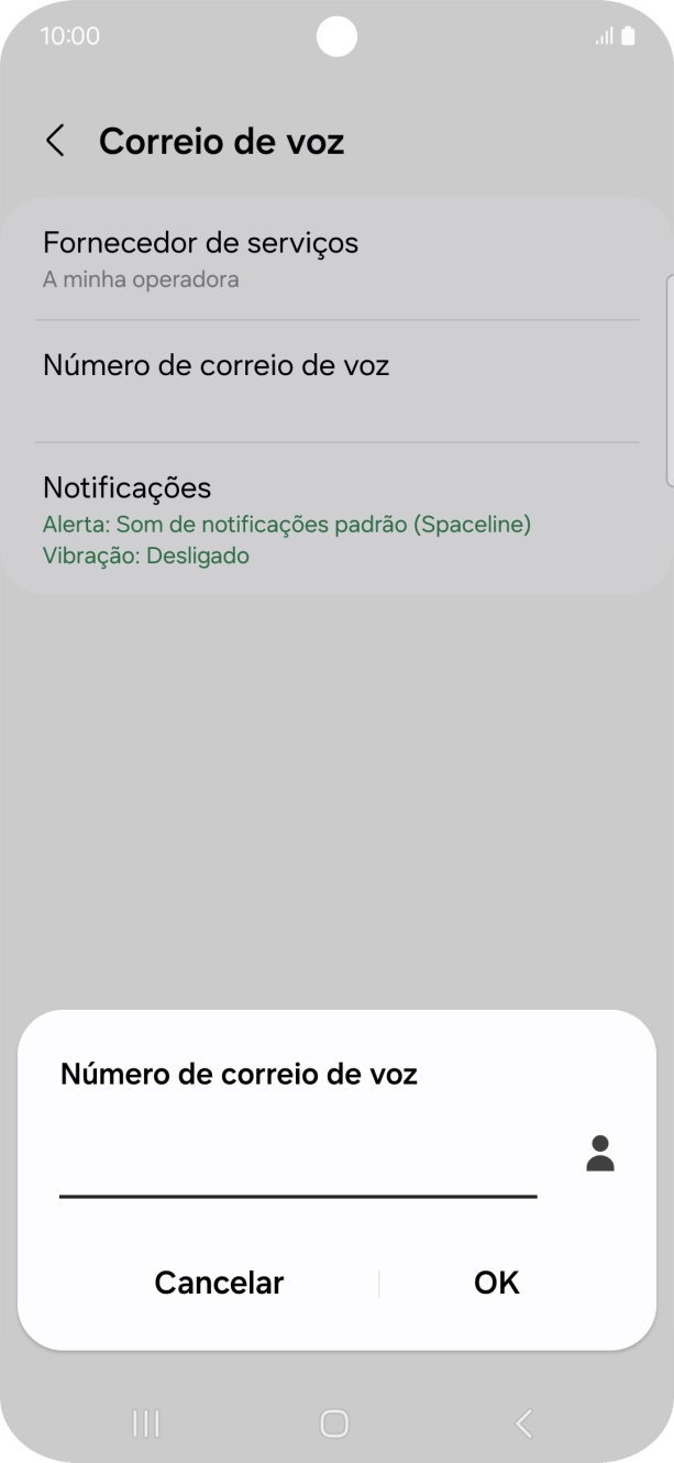 Introduza 123 e prima OK.