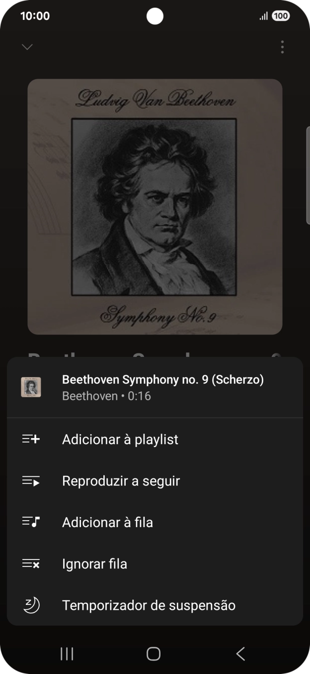 Prima o ícone para adicionar.