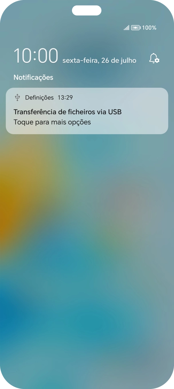 Prima Toque para mais opções.