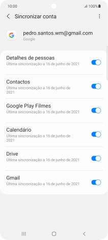 Prima a tecla de início para terminar e voltar ao ecrã inicial.