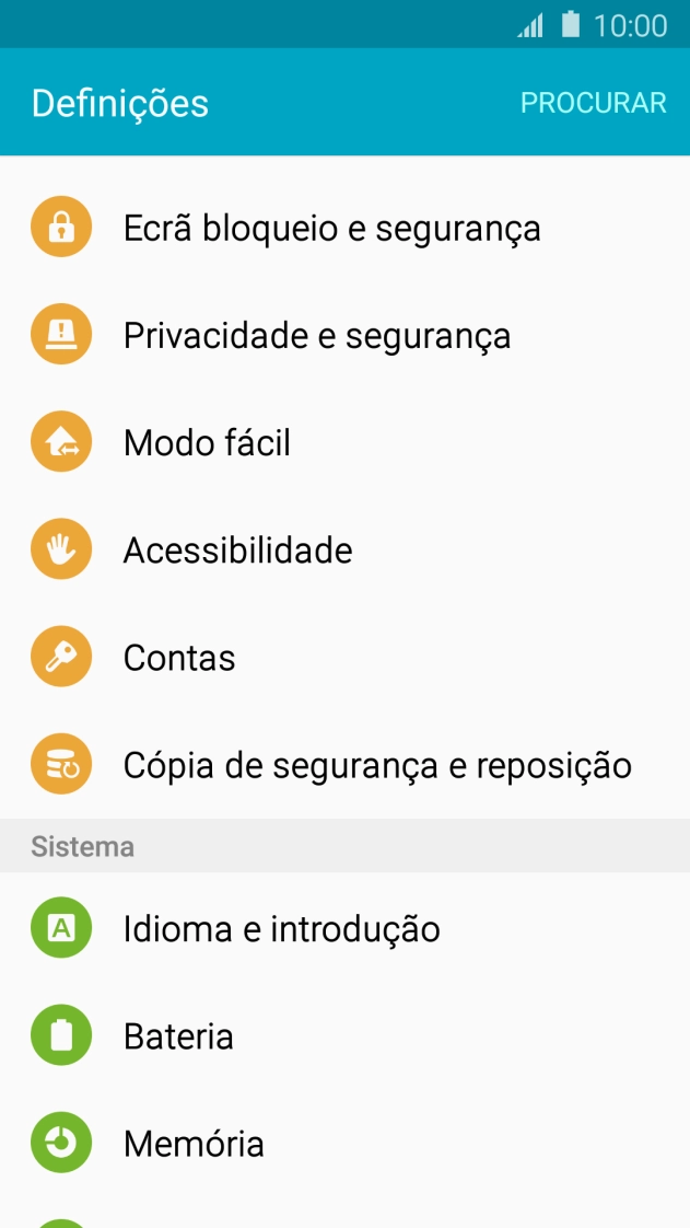 Prima Ecrã bloqueio e segurança.
