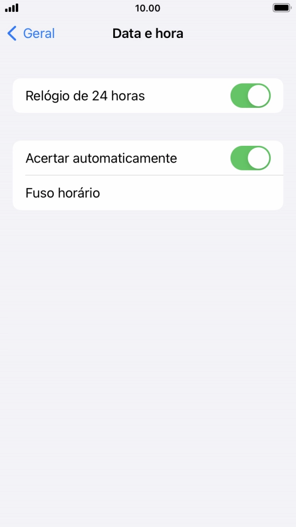 Prima a tecla de início para terminar e voltar ao ecrã inicial.