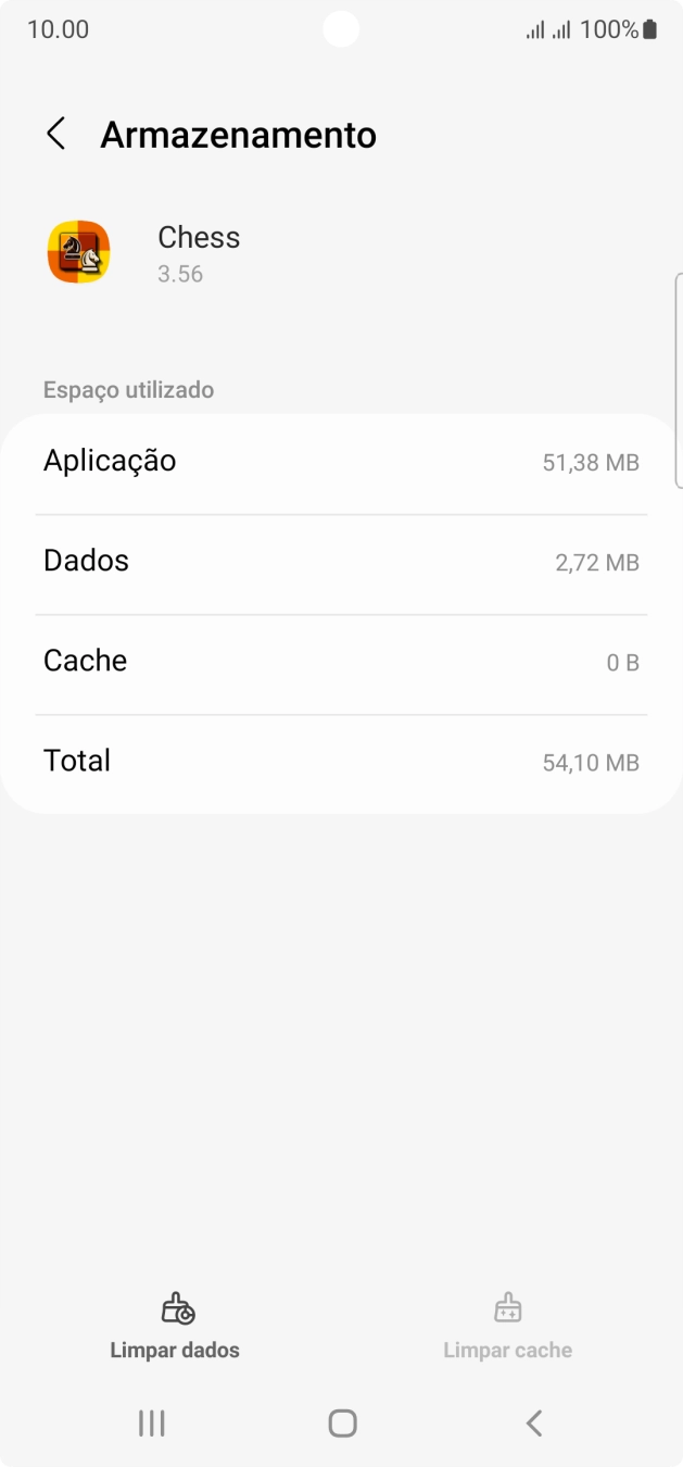 Prima a tecla de início para terminar e voltar ao ecrã inicial.