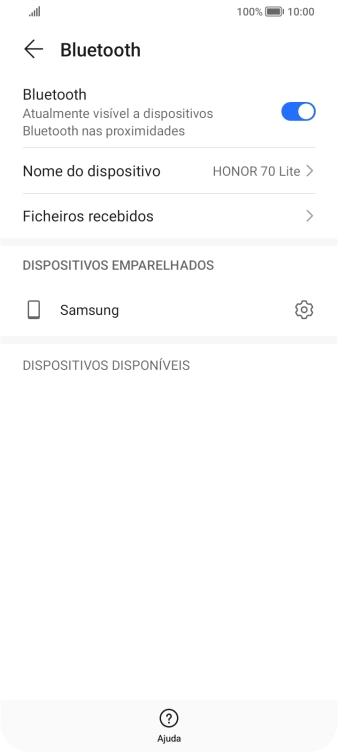 Para voltar ao ecrã inicial, deslize o dedo de baixo para cima a partir da base do ecrã.