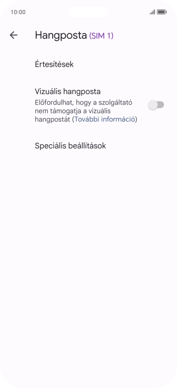 Válaszd a Speciális beállítások lehetőséget.