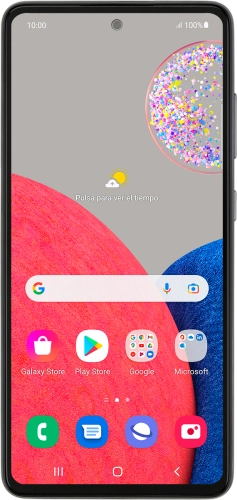 Imagen 1: Vista frontal del Samsung Galaxy A52s 5G - Black