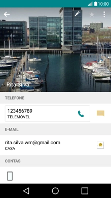Prima a tecla de início para terminar e voltar ao ecrã inicial.