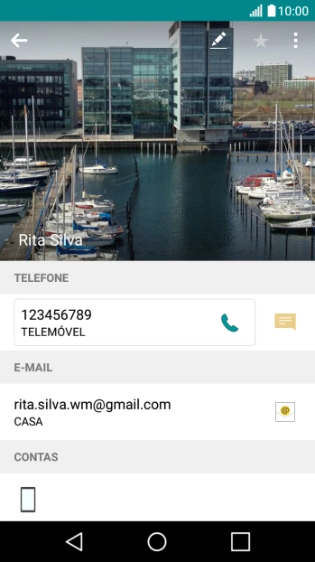 Prima a tecla de início para terminar e voltar ao ecrã inicial.