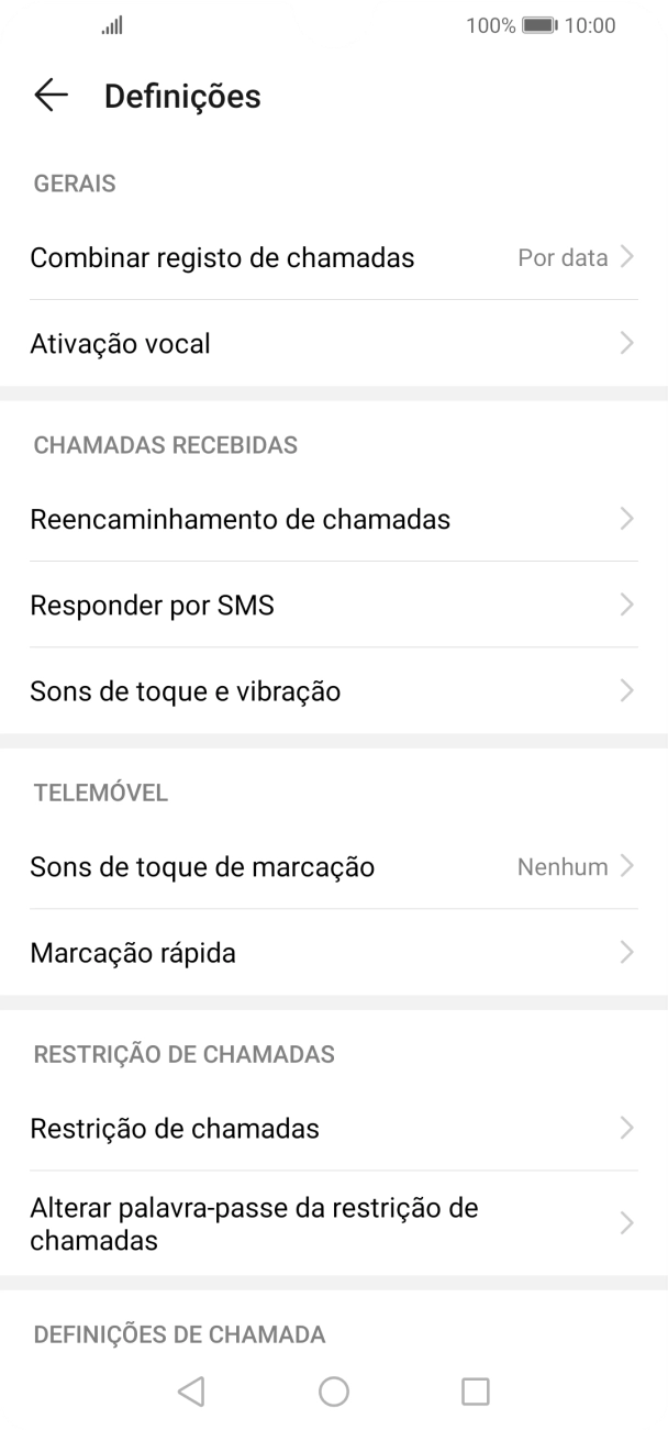 Prima Reencaminhamento de chamadas.