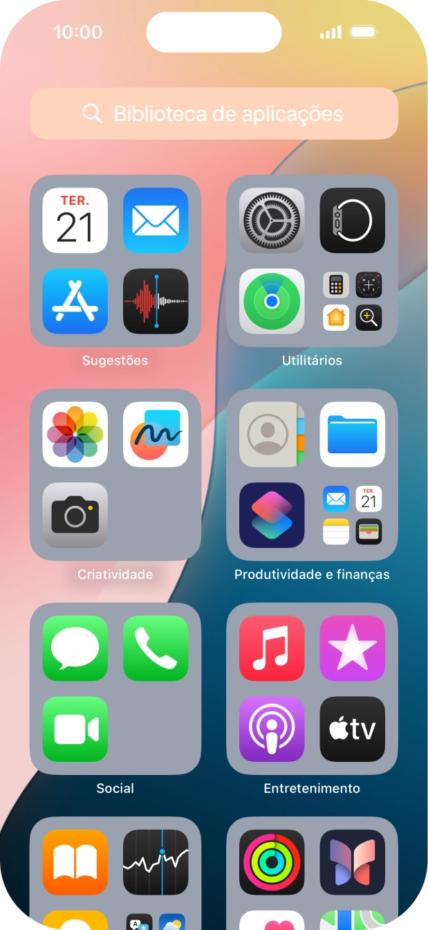 Prima a app pretendida.