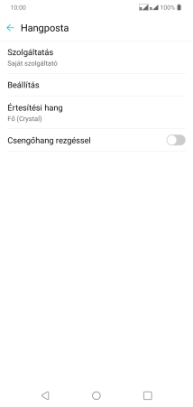 Válaszd a Beállítás lehetőséget.