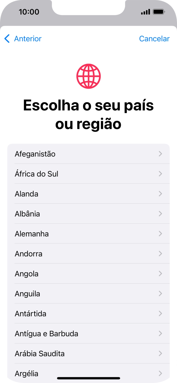 Prima o país pretendido.