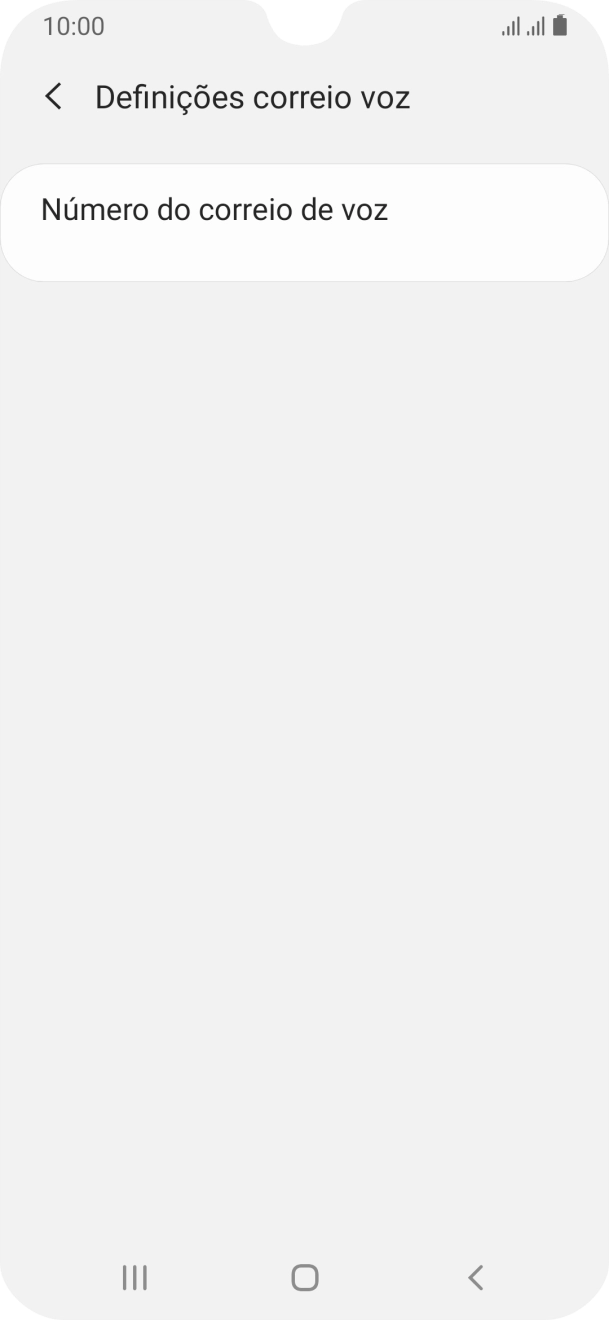 Prima Número do correio de voz.