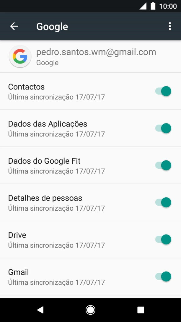 Prima a tecla de início para terminar e voltar ao ecrã inicial.